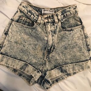 American Apparel Denim Shorts