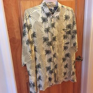 Men's 3X casual button down Hawaiian shirt