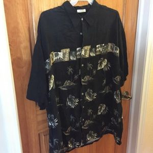 Men's 3X Hawaiian button down casual shirt