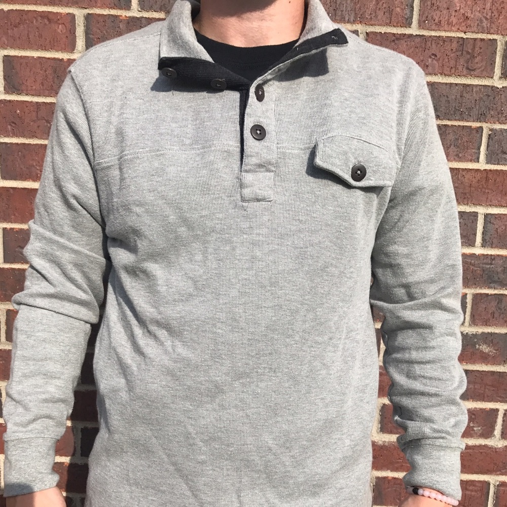 Haggar sweater in a cool grey MEDIUM