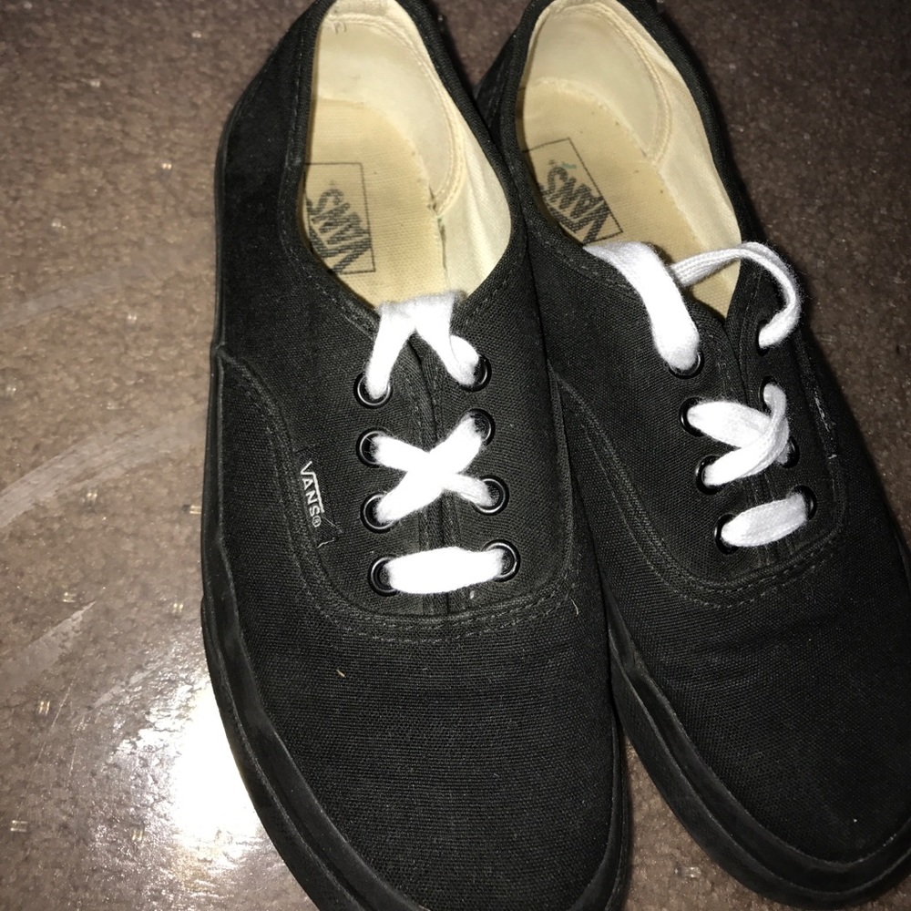 All black vans
