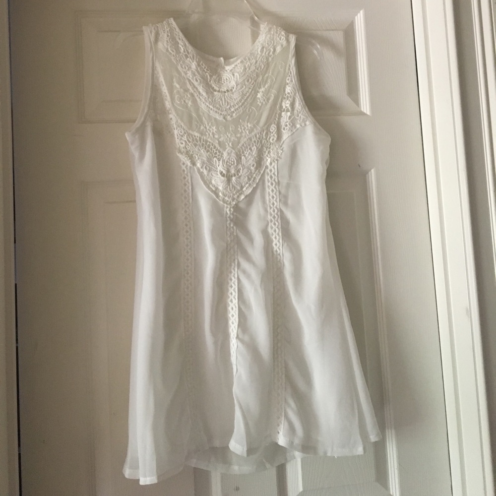 Cute white summer dress