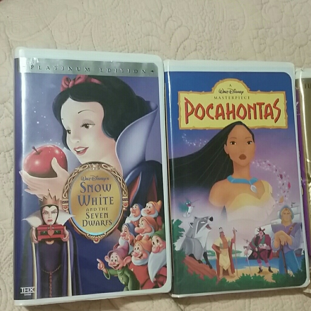 Snow white, Pocahontas, & The jungle book