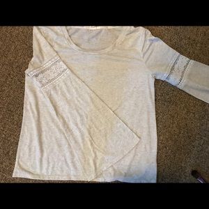 Boho bell sleeve top