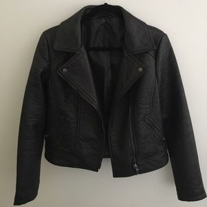 Faux Leather Jacket