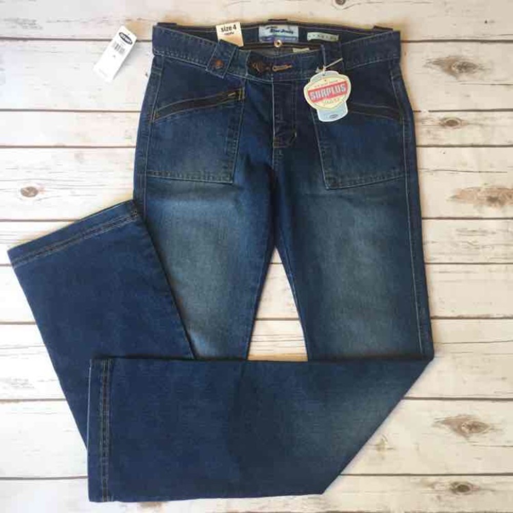 NWT OLD NAVY Boot Cut Zippers Jeans
