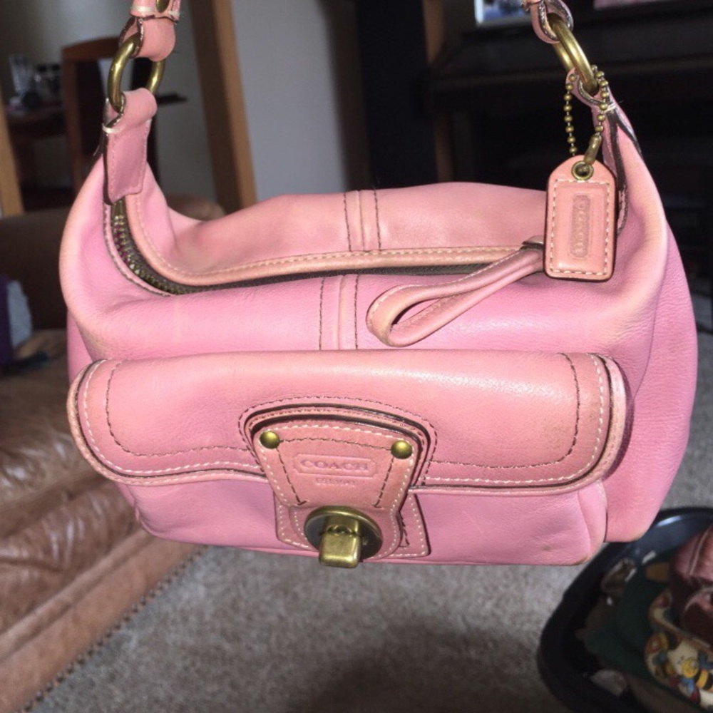 Pink Coach bag
