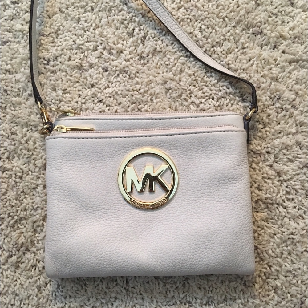 Michael Kors ivory crossbody