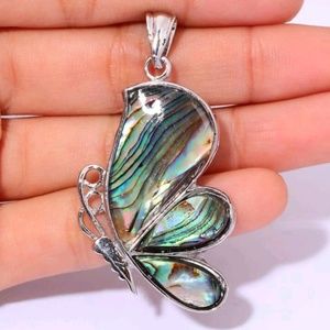 Butterfly Abalone Shell Pendant