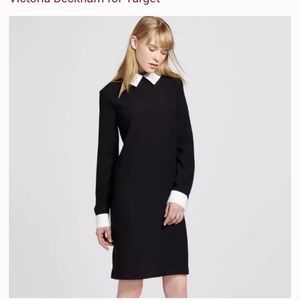 VICTORIA BECKHAM. Black and White Tunic Dress.