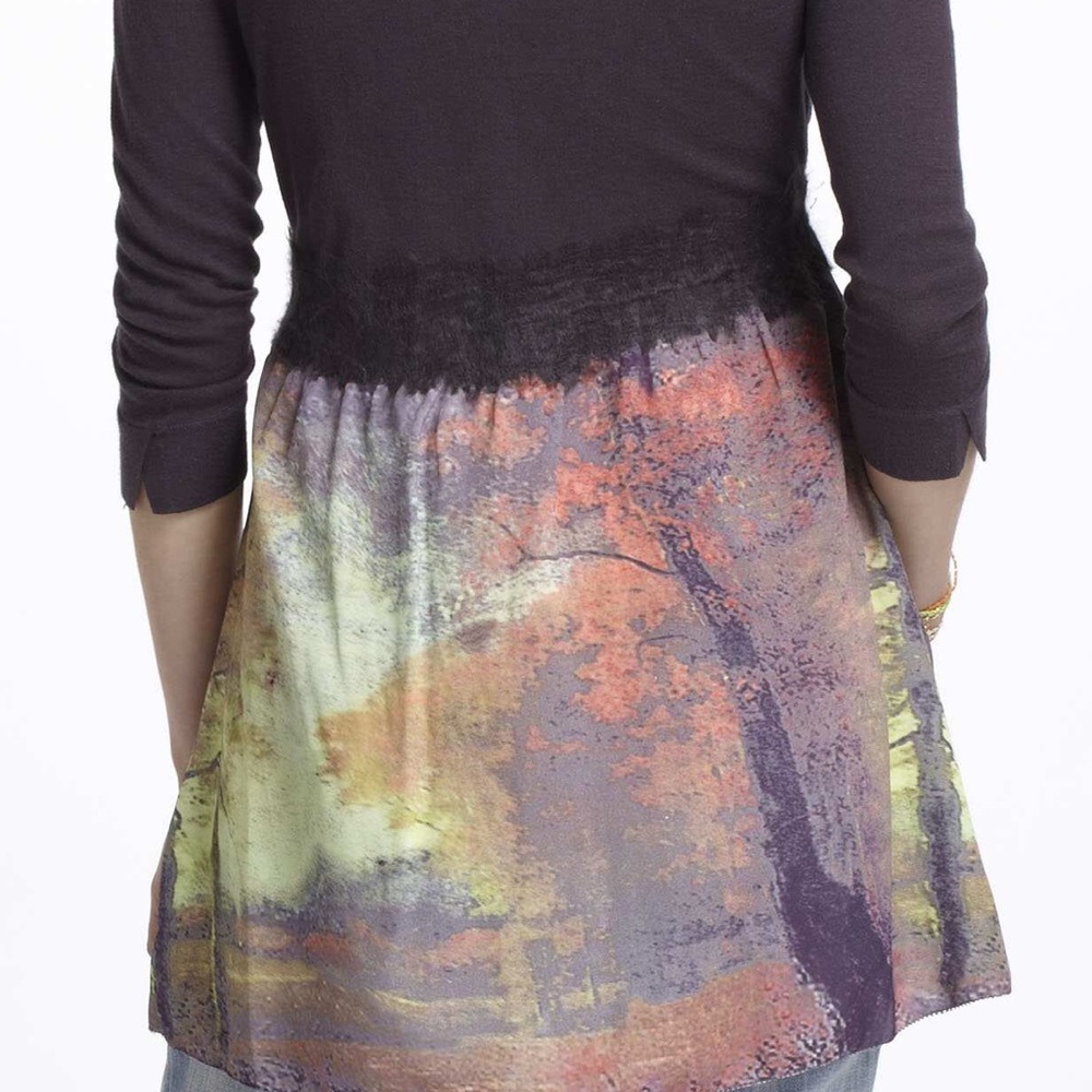 Gorgeous Anthro Foliage Empire Cardigan