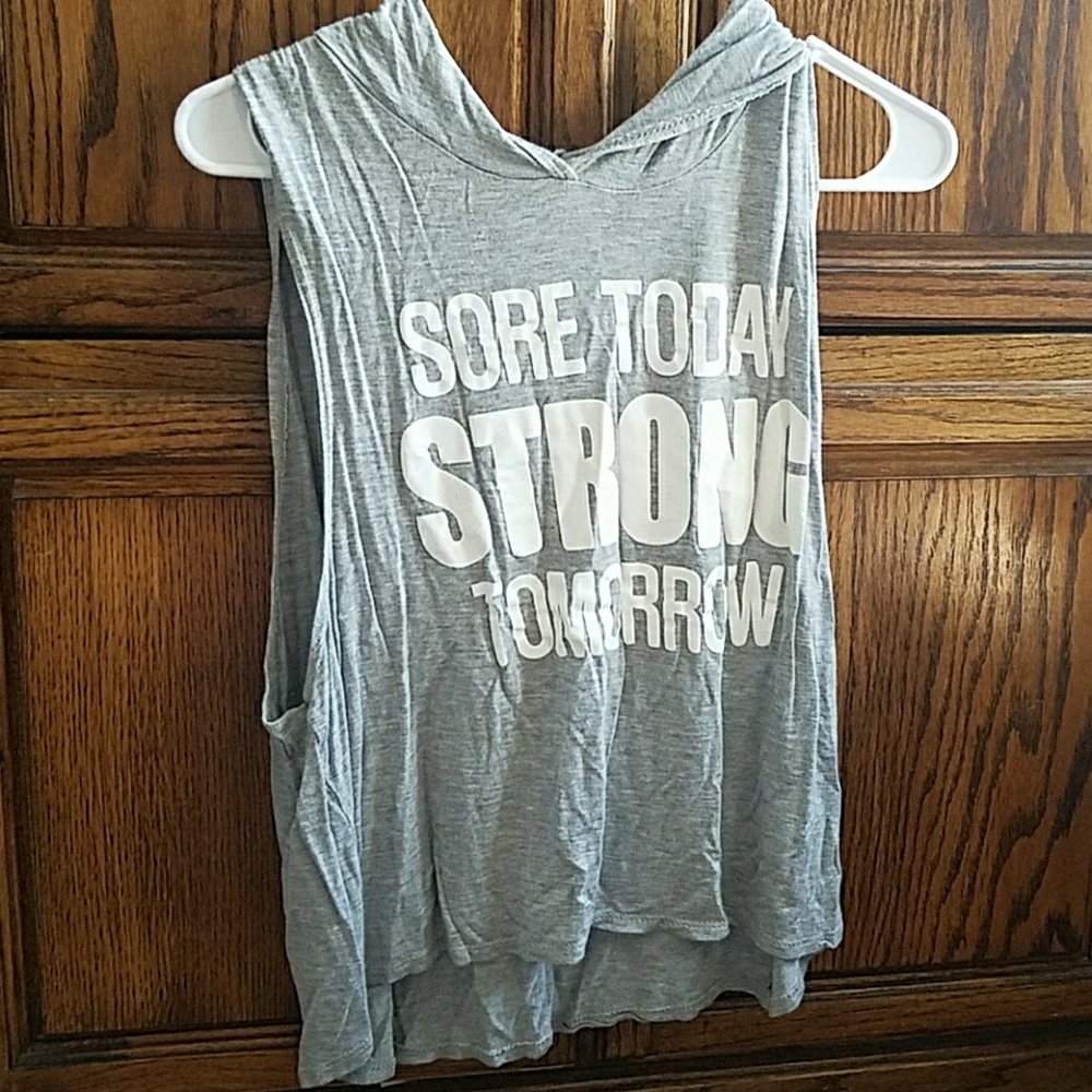 Tank top. Sorry its wrinkly for the oicture