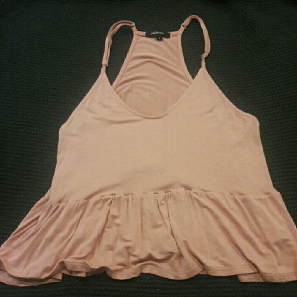Babydoll blush pink top size small
