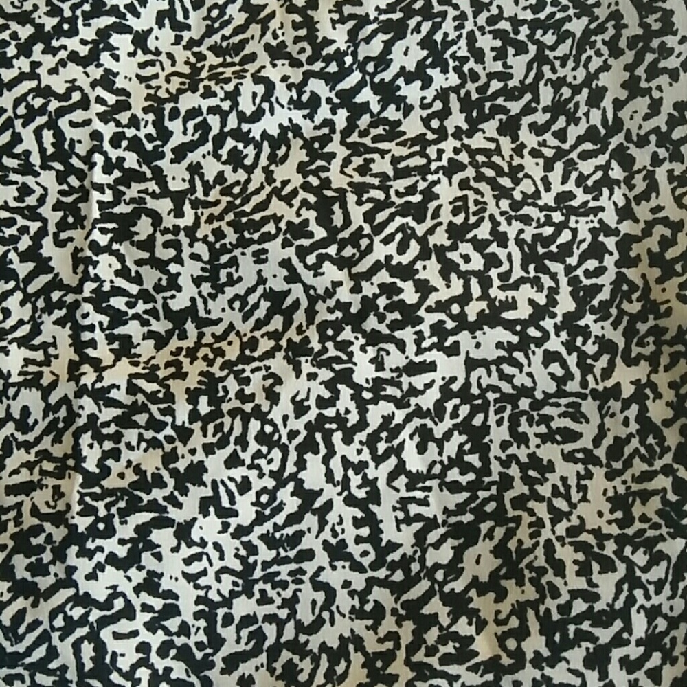 Black and white speckled skirt from express