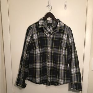 J Crew plaid button down