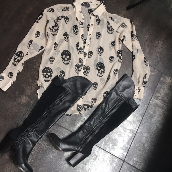 Tops - Skull Blouse