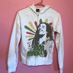 Bob Marley zip up hoodie