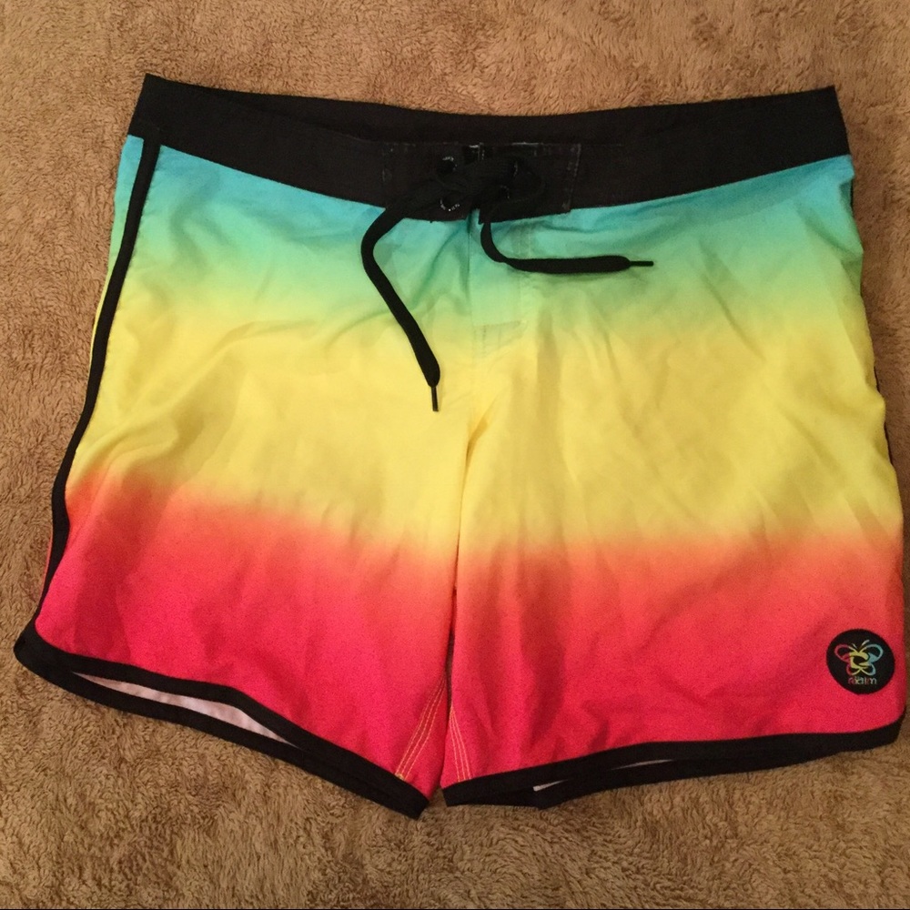 Multi color board shorts