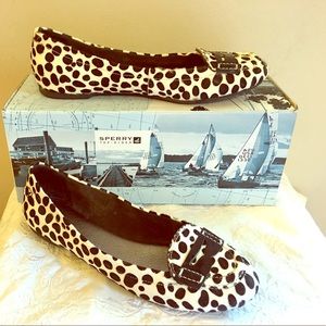 Sperry Dalmatian flats