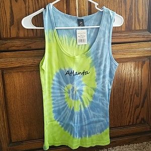 Tie- dye tank top
