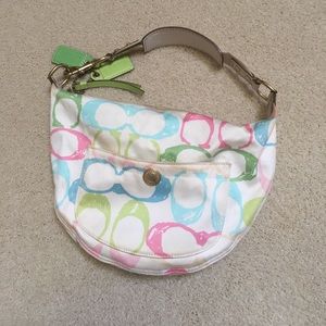 Coach  Multicolor Scribble  Hobo Bag M05J -132