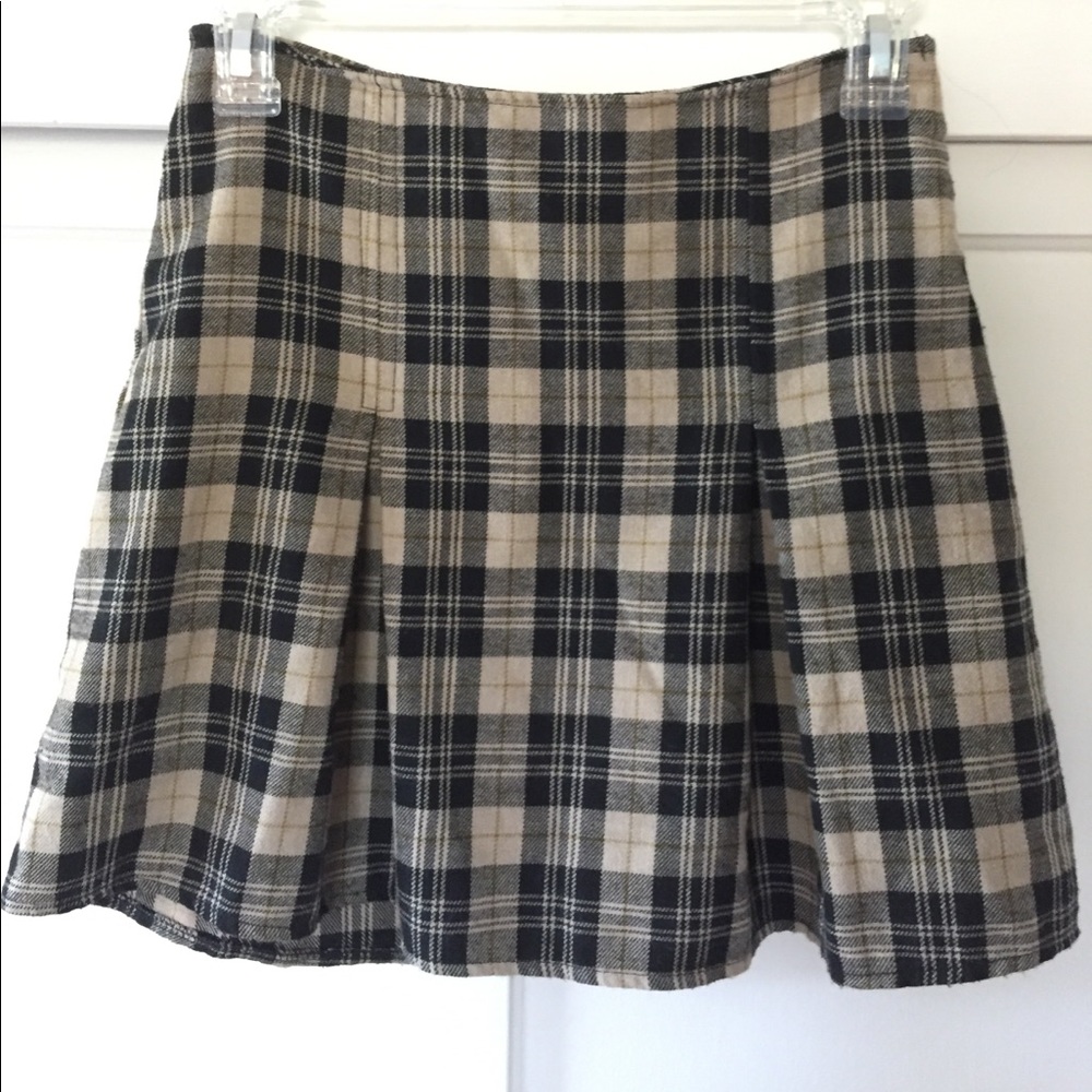Brandy Melville plaid mini skirt