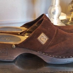 Chanel Brown Mules