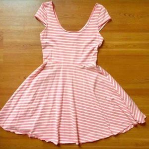 Pink striped dress
