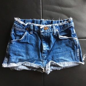 Vintage Wrangler Cut Off Denim Shorts New AF