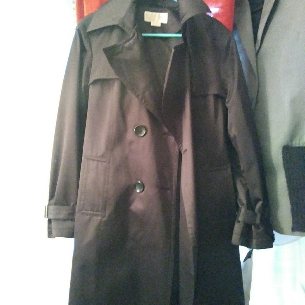 Michael kors full lenth raincoat