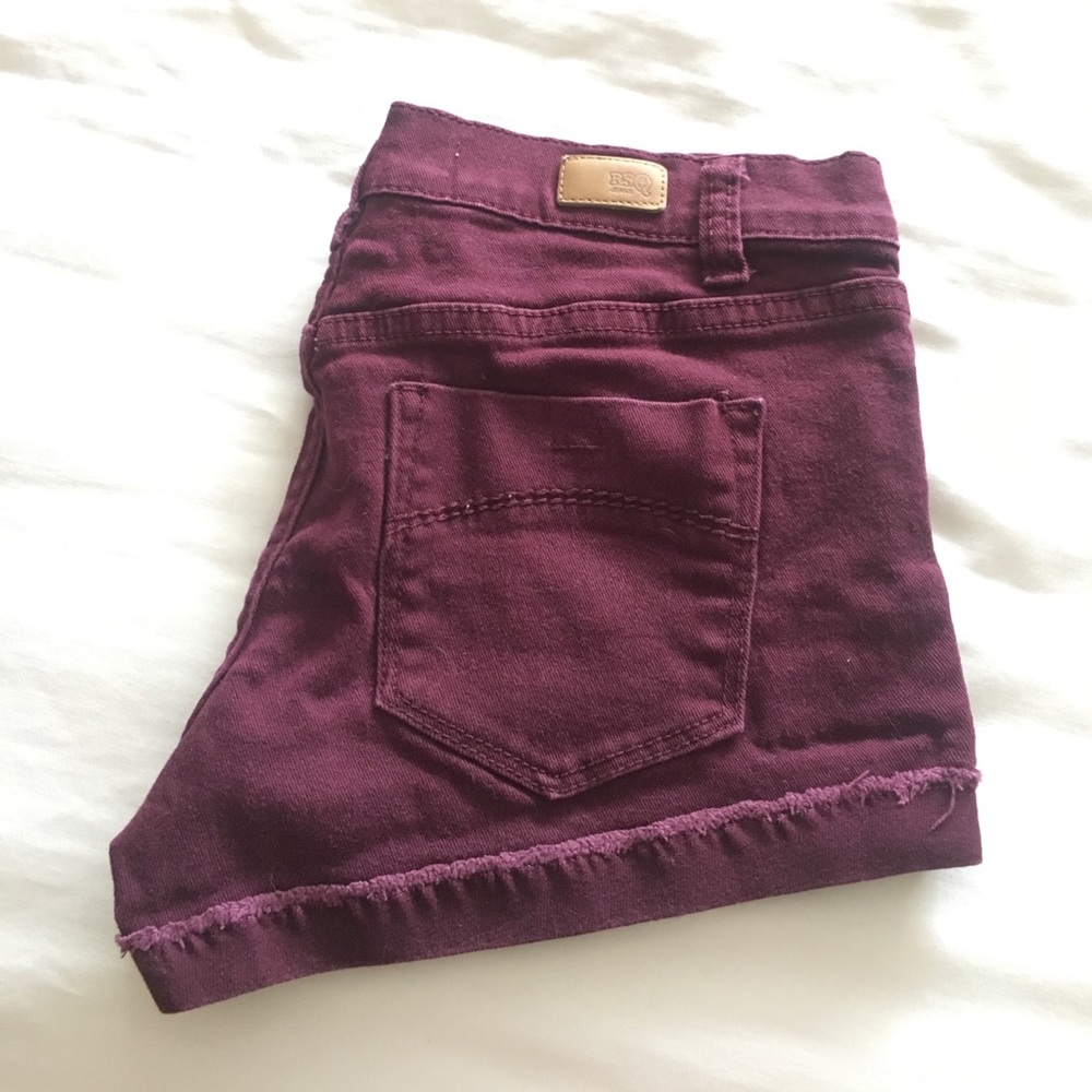 RSQ Maroon Shorts
