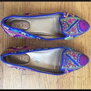 Multicolored flats! Size 8