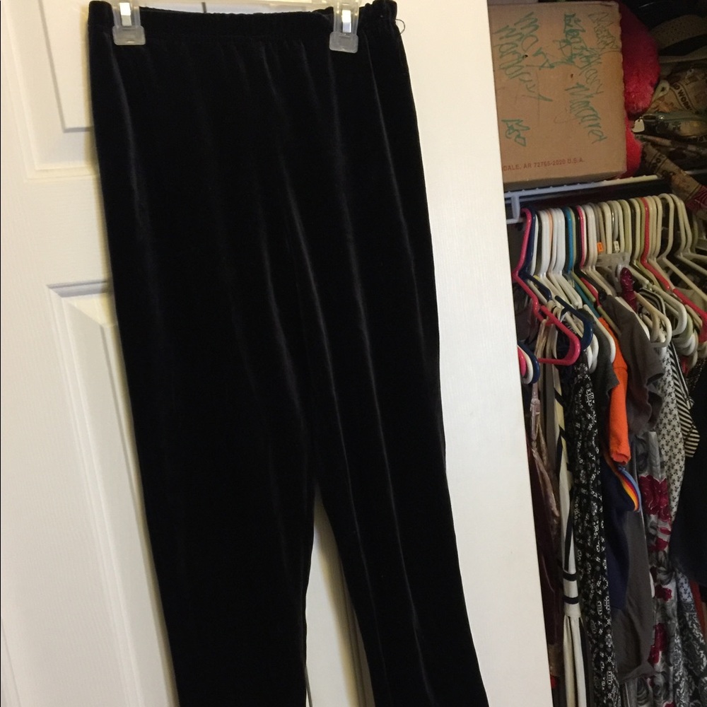 Velvet leggings