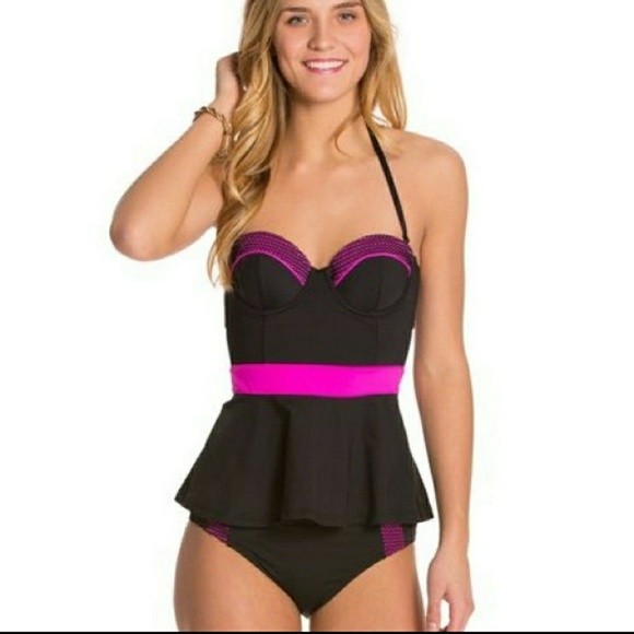 NWT 👙Betsey Johnson Sexy Tankini Set💞 - Picture 1 of 6