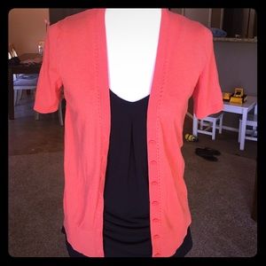 Coral summer cardigan