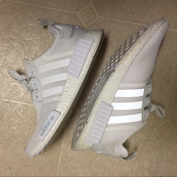Triple White NMDs size 12 - Picture 2 of 8