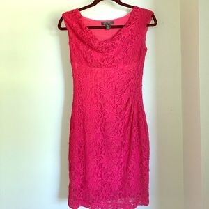 Ralph Lauren Red lace dress
