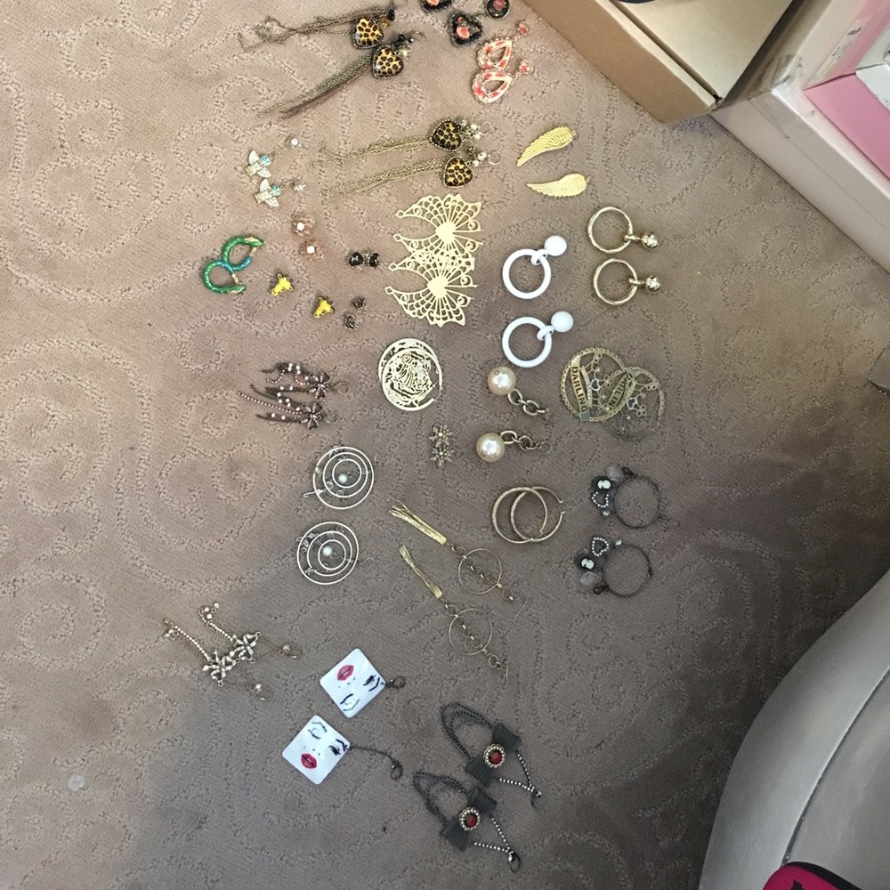 Lot of Vintage Betsey Johnson Earrings
