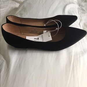 Merona black flats