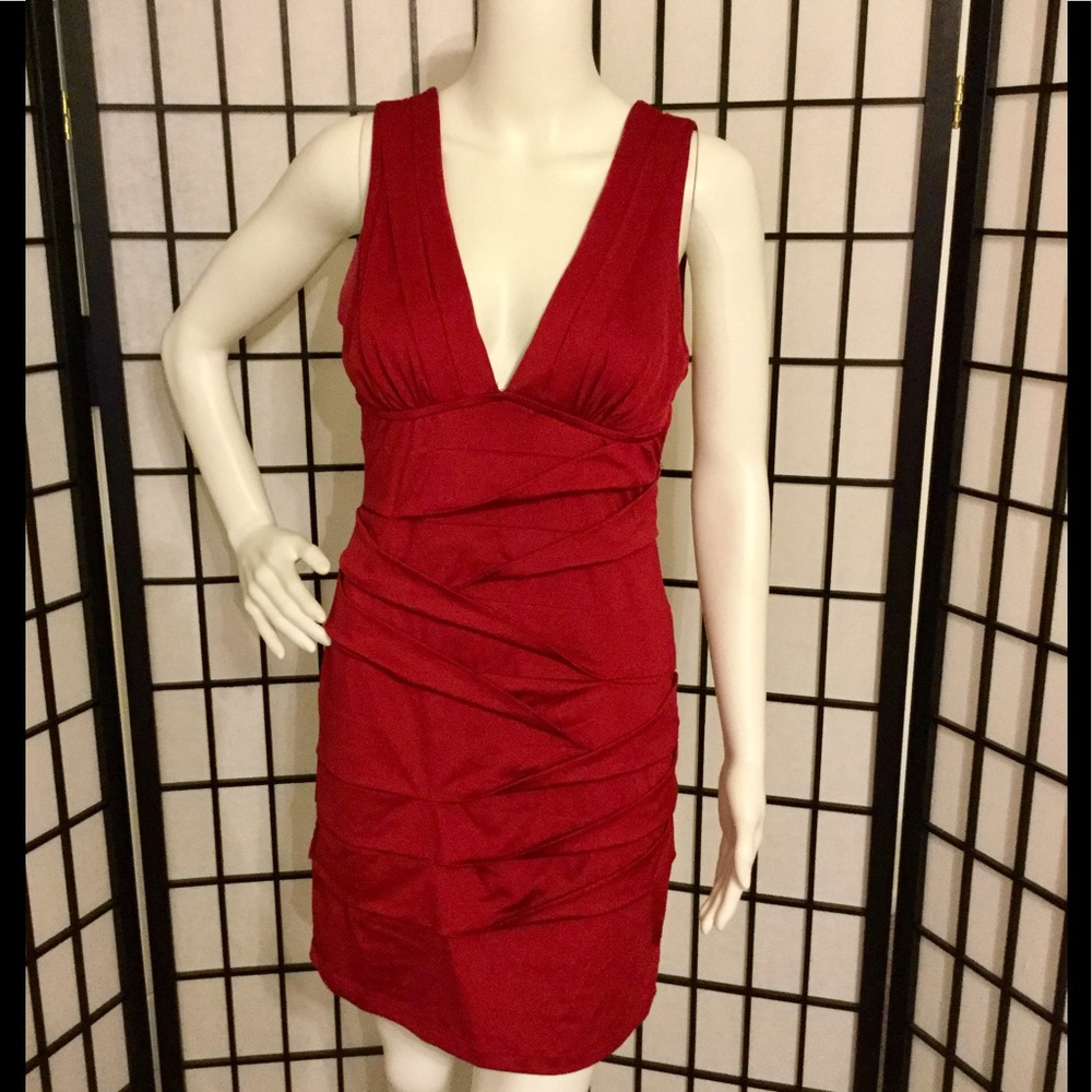 Forever 21 red bandage bodycon dress