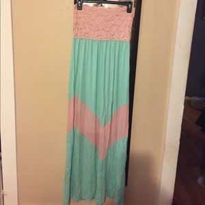 Boutique Strapless Maxi