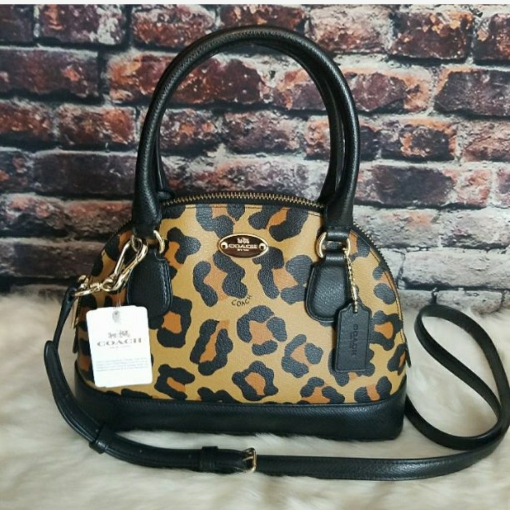 NWT COACH MINI CORA DOMED SATCHEL