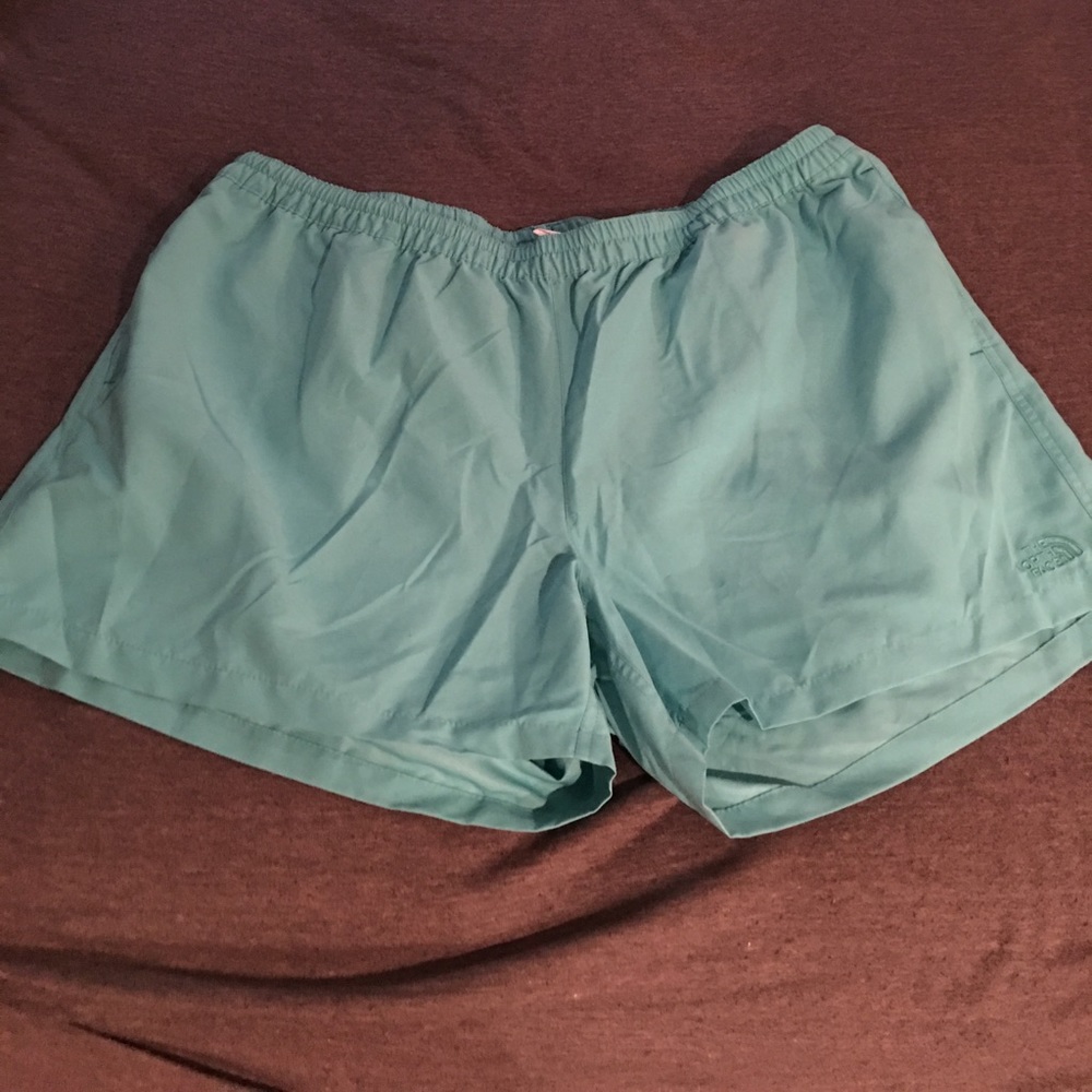 Aqua north face shorts