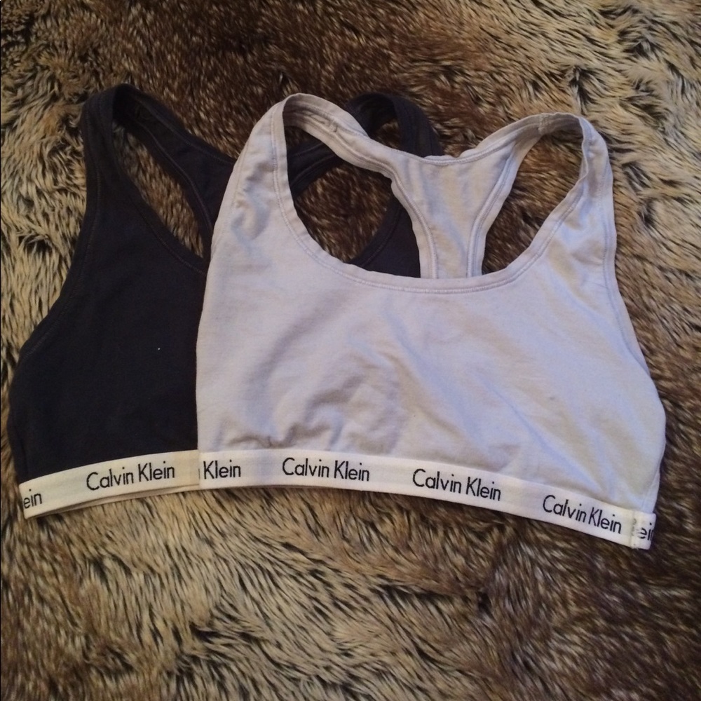 2 Calvin Klein sports bras