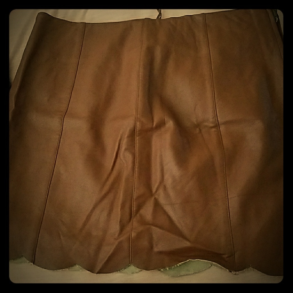 Brown skirt