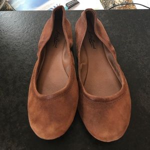 Lucy Brand Leather Flats