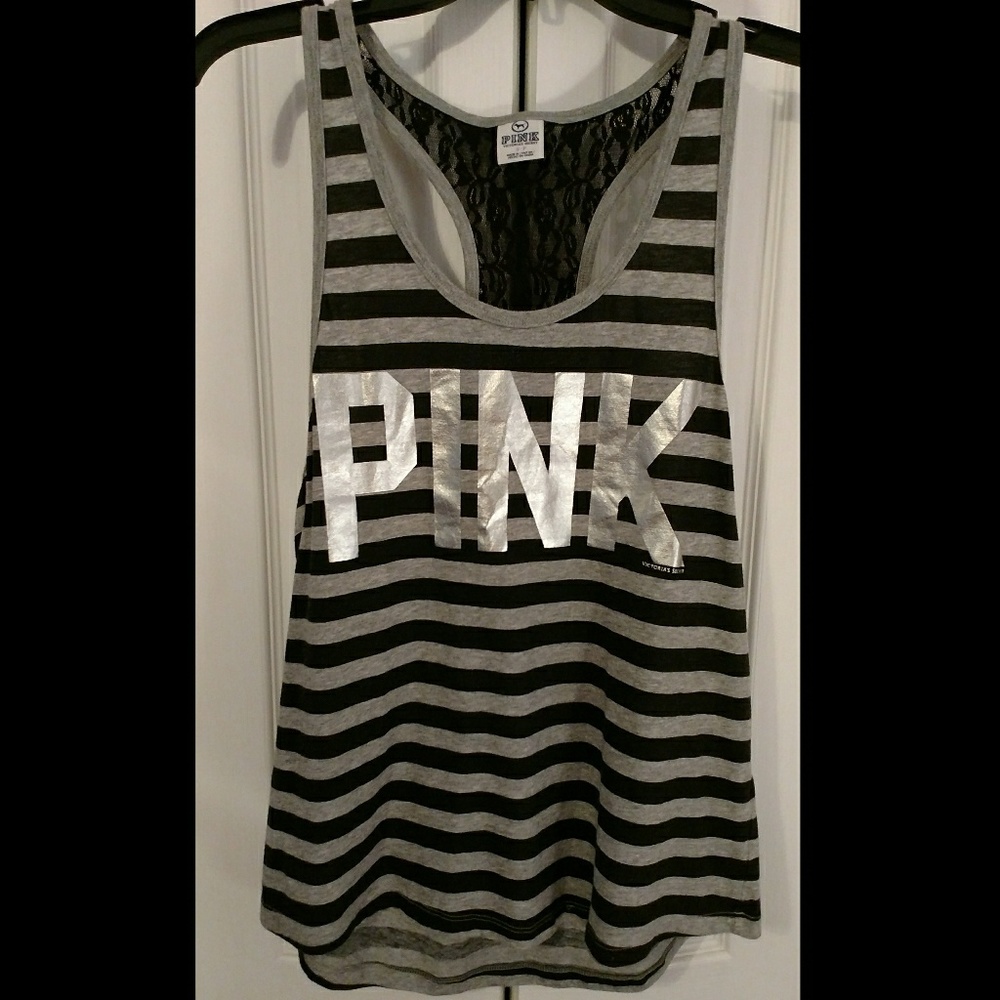 Striped PINK Tank Top
