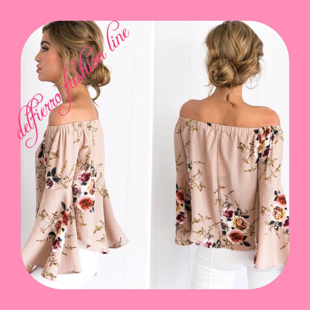 NWOT Floral print chiffon blouse