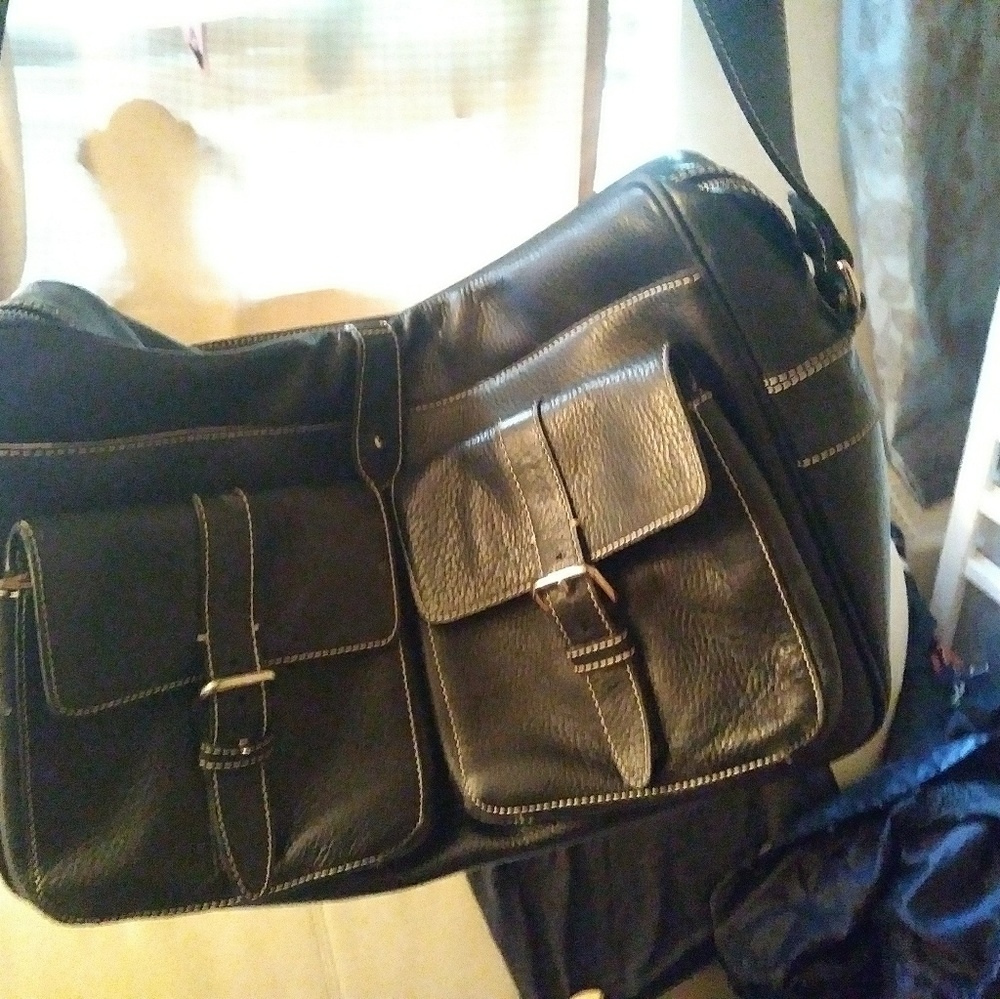 Lambertson truex thick leather shoulder nag