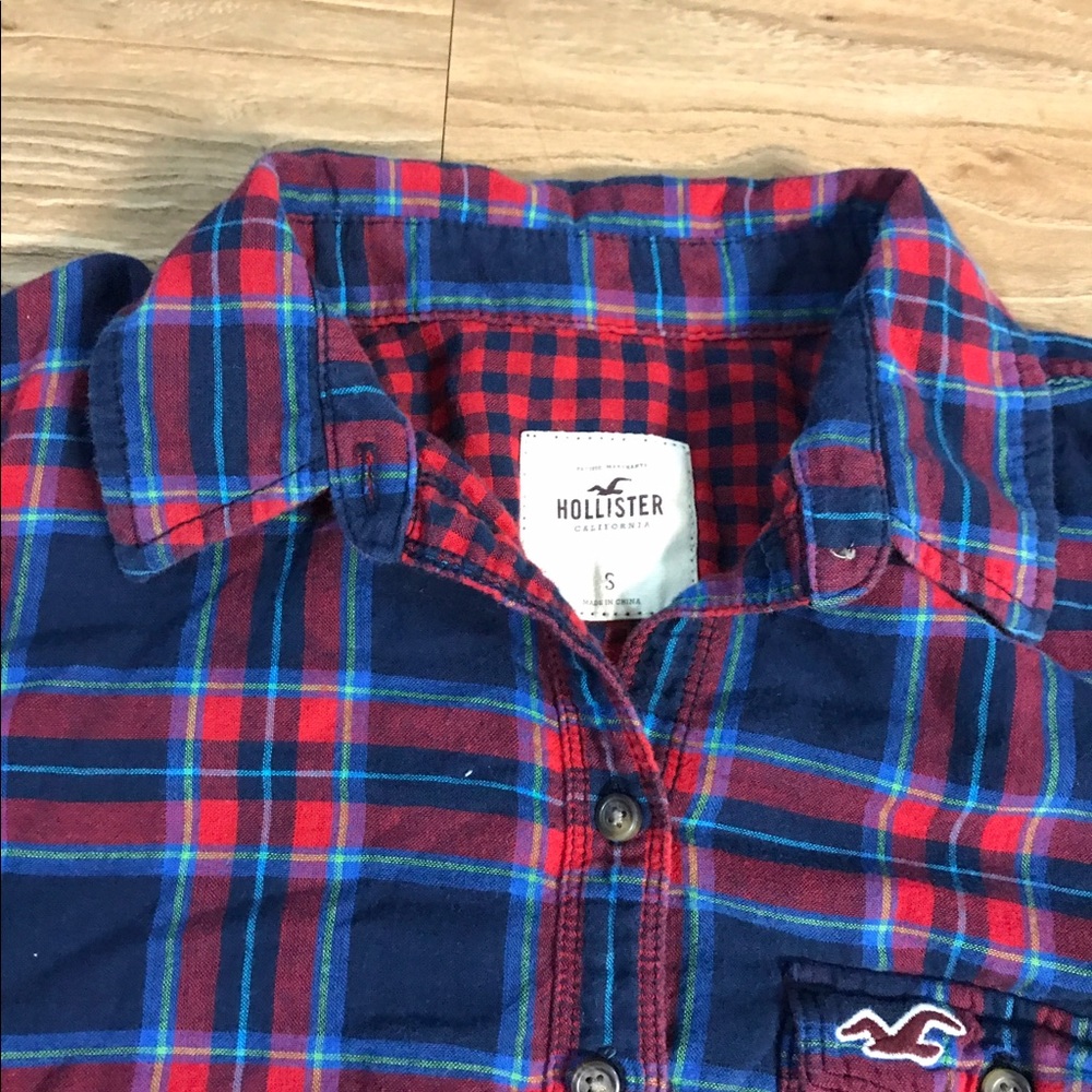 Hollister Pocket Flannel NWOT